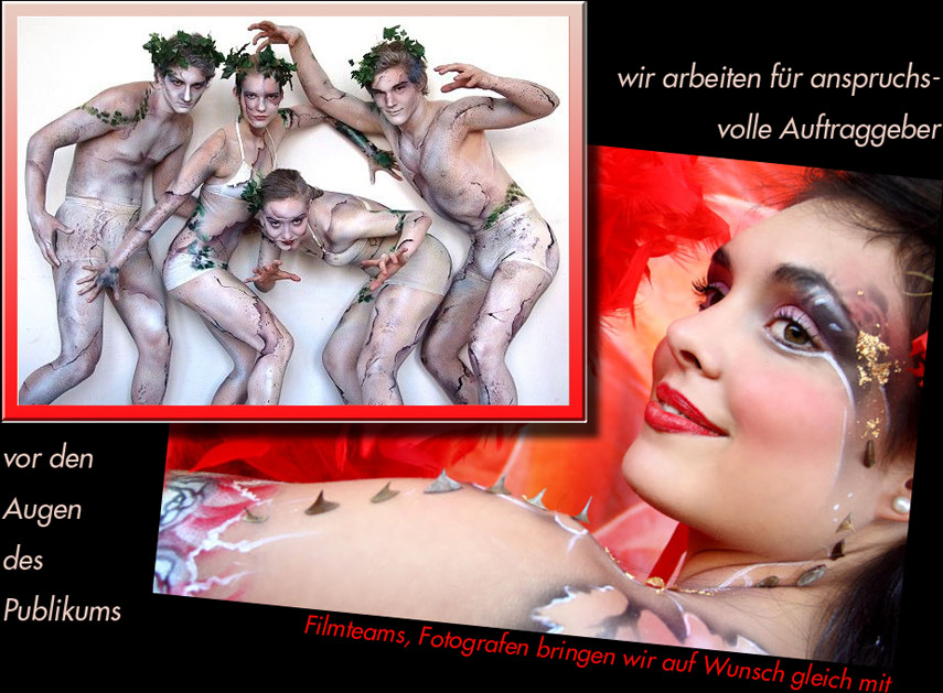 Bodypainting Messe Promotion