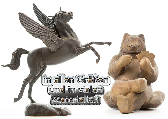 exklusive Tierfiguren aus Bronze
