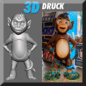 Großfiguren aus dem 3D Drucker