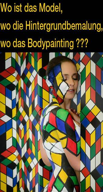 Camouflage-Bodypainting