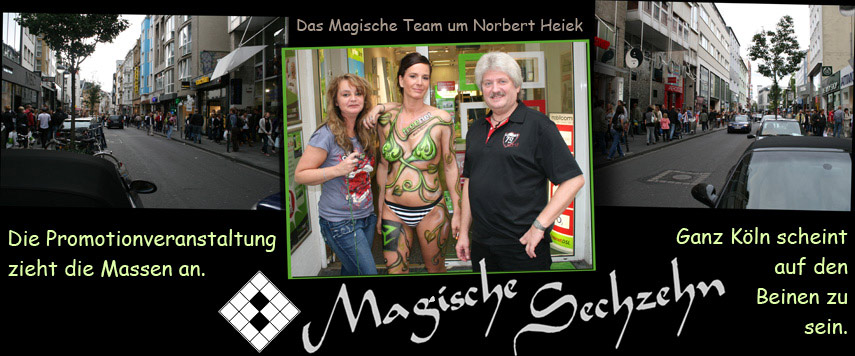 Promotionaktion Bodypainting