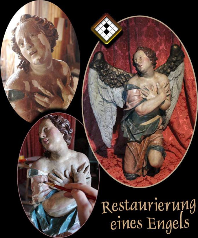 Restaurierung Engelfiguren