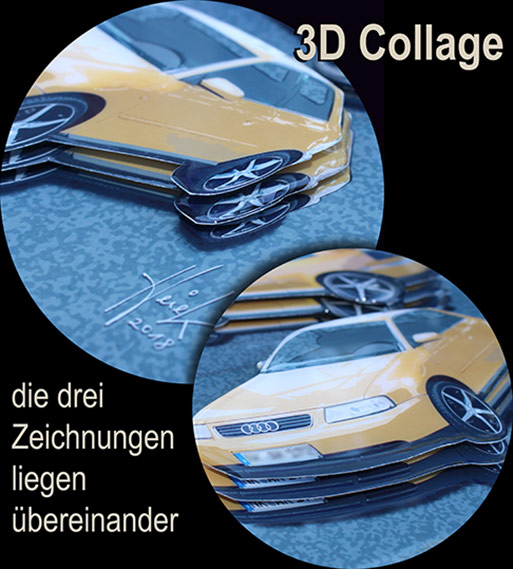 3D Papiercollagen