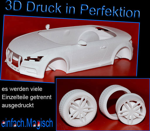 Automodelle aus dem 3D Drucker