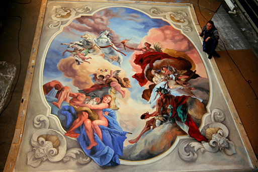 Barocke Deckenmalerei