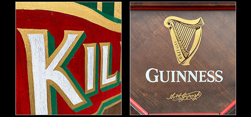 handgemalte Logos und Schriftz&uuml;ge