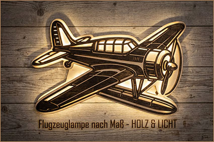 Individuelle Holz Leuchtbilder