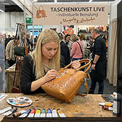 Handbemalte Designer Handtasche