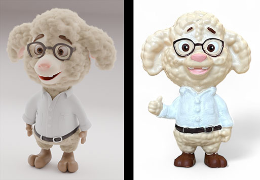 Kleine individuelle Maskottchenfiguren herstellen lassen
