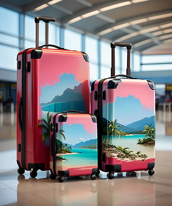 Koffer mit eigenem Motiv gestalten lassen