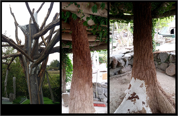 Künstlerische Arbeiten mit Styropor