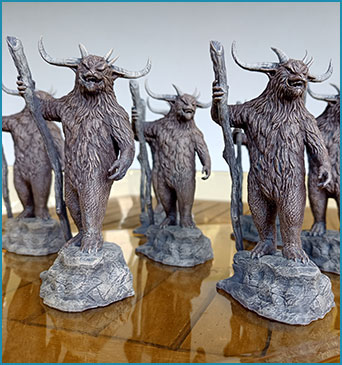 Kunststoff Figuren als Serienproduktion
