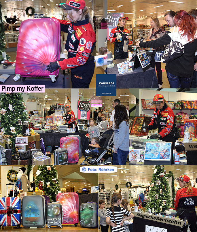 Livemalerei - Pimp my Koffer