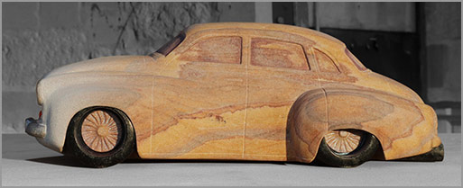 Modellautos aus Stein