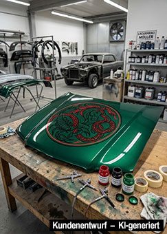 Motorhaube gestalten lassen