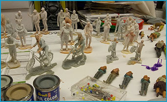 Personalisierte Kunststoff Figuren